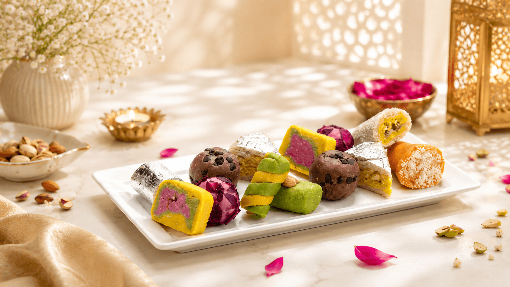 Cook with Madhav — Kaju Pista Roll